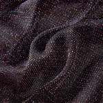 Fusta plisată pentru copii cu sclipici, roșu, 128