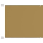 vidaXL Copertină verticală, bej, 100x1200 cm, țesătură Oxford