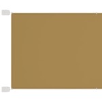 vidaXL Copertină verticală, bej, 140x420 cm, țesătură Oxford