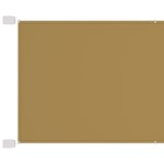 vidaXL Copertină verticală, bej, 180x1200 cm, țesătură Oxford