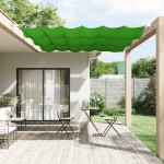 vidaXL Copertină verticală, verde deschis, 60x270 cm, țesătură Oxford vidaXL Copertină verticală, verde deschis, 60x270 cm, țesătură Oxford
