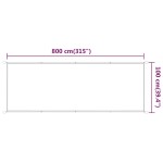 vidaXL Copertină verticală,verde deschis, 100x800 cm, țesătură Oxford vidaXL Copertină verticală,verde deschis, 100x800 cm, țesătură Oxford