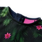 Rochie pentru copii cu mâneci lungi, bleumarin, 116