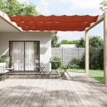 vidaXL Copertină verticală, teracotă, 60x420 cm, țesătură Oxford vidaXL Copertină verticală, teracotă, 60x420 cm, țesătură Oxford