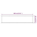 vidaXL Copertină verticală, teracotă, 60x800 cm, țesătură Oxford vidaXL Copertină verticală, teracotă, 60x800 cm, țesătură Oxford