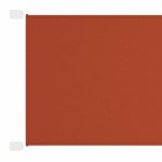 vidaXL Copertină verticală, teracotă, 100x1000 cm, țesătură Oxford