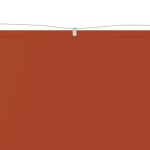vidaXL Copertină verticală, teracotă, 100x1000 cm, țesătură Oxford