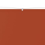 vidaXL Copertină verticală, teracotă, 180x600 cm, țesătură Oxford vidaXL Copertină verticală, teracotă, 180x600 cm, țesătură Oxford
