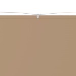 vidaXL Copertină verticală, gri taupe, 60x1200 cm, țesătură oxford