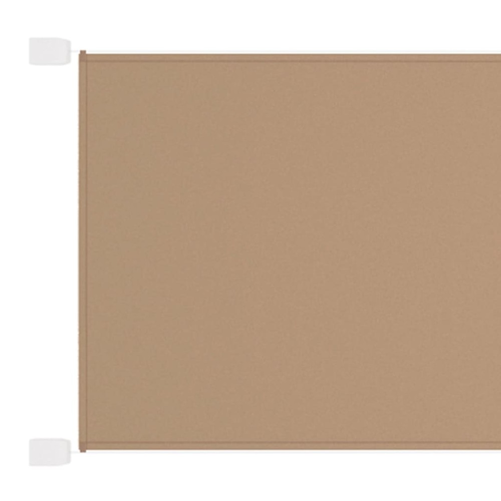 vidaXL Copertină verticală, gri taupe, 100x1000 cm, țesătură oxford