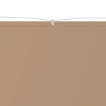 vidaXL Copertină verticală, gri taupe, 140x420 cm, țesătură oxford