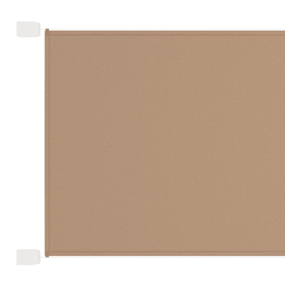vidaXL Copertină verticală, gri taupe, 140x600 cm, țesătură oxford
