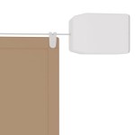 vidaXL Copertină verticală, gri taupe, 140x800 cm, țesătură oxford vidaXL Copertină verticală, gri taupe, 140x800 cm, țesătură oxford