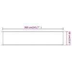 vidaXL Copertină verticală, albastru, 60x360 cm, țesătură oxford vidaXL Copertină verticală, albastru, 60x360 cm, țesătură oxford