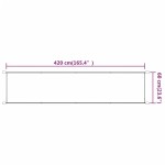 vidaXL Copertină verticală, albastru, 60x420 cm, țesătură oxford vidaXL Copertină verticală, albastru, 60x420 cm, țesătură oxford