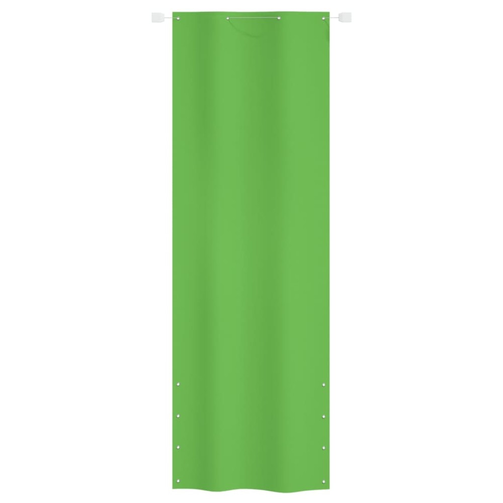 vidaXL Paravan de balcon, verde deschis, 80x240 cm, țesătură oxford