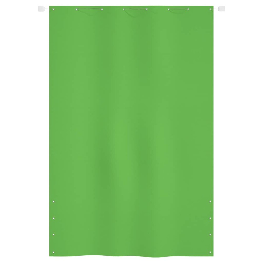 vidaXL Paravan de balcon, verde deschis, 160x240 cm, țesătură oxford