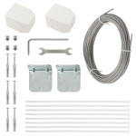 vidaXL Paravan de balcon, verde închis, 140 x 240 cm, țesătură oxford