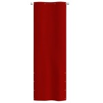 vidaXL Paravan de balcon, roșu, 80 x 240 cm, țesătură oxford vidaXL Paravan de balcon, roșu, 80 x 240 cm, țesătură oxford