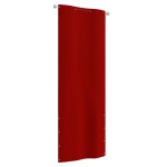 vidaXL Paravan de balcon, roșu, 80 x 240 cm, țesătură oxford vidaXL Paravan de balcon, roșu, 80 x 240 cm, țesătură oxford
