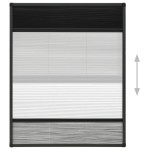 vidaXL Plasă insecte pentru ferestre, 80x100 cm, aluminiu, cu umbrar vidaXL Plasă insecte pentru ferestre, 80x100 cm, aluminiu, cu umbrar