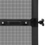 vidaXL Plasă insecte cu balamale pentru uși, antracit, 120 x 240 cm vidaXL Plasă insecte cu balamale pentru uși, antracit, 120 x 240 cm
