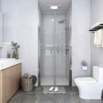 vidaXL Ușă cabină de duș, transparent, 101 x 190 cm, ESG vidaXL Ușă cabină de duș, transparent, 101 x 190 cm, ESG