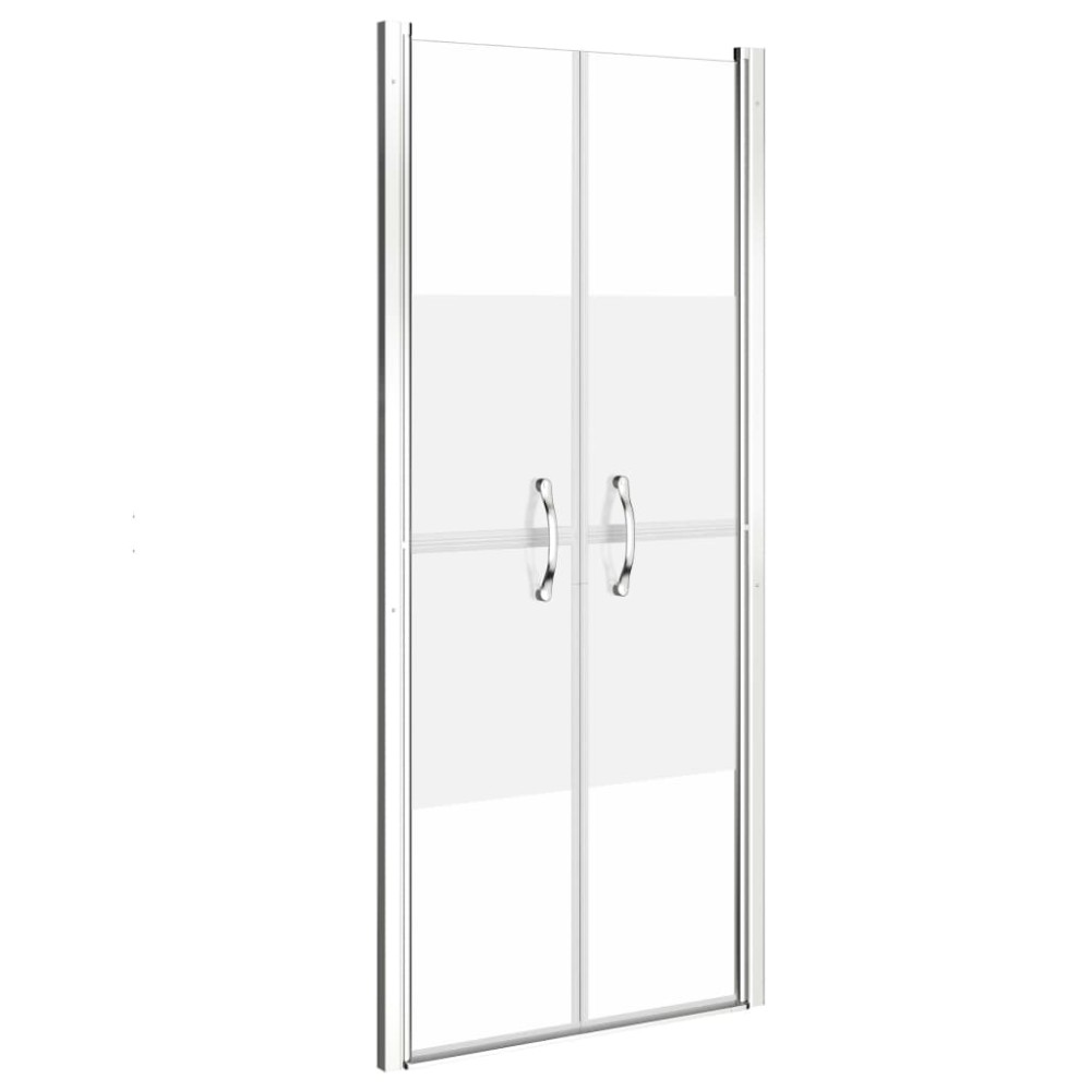 vidaXL Ușă cabină de duș, jumătate mat, 86 x 190 cm, ESG