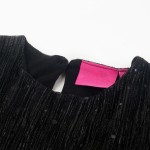 Rochie pentru copii cu mâneci lungi, negru, 92 Rochie pentru copii cu mâneci lungi, negru, 92
