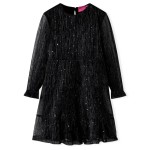 Rochie pentru copii cu mâneci lungi, negru, 116 Rochie pentru copii cu mâneci lungi, negru, 116