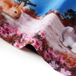 Rochie cu mâneci lungi pentru copii, bleumarin, 92