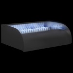 vidaXL Cascadă cu LED-uri, 45x34x14 cm, oțel inoxidabil 304