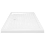 vidaXL Cădiță de duș cu puncte, alb, 70x100x4 cm, ABS vidaXL Cădiță de duș cu puncte, alb, 70x100x4 cm, ABS