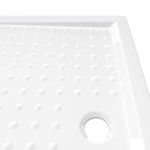 vidaXL Cădiță de duș cu puncte, alb, 70x100x4 cm, ABS vidaXL Cădiță de duș cu puncte, alb, 70x100x4 cm, ABS