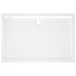 vidaXL Cădiță de duș cu puncte, alb, 80x120x4 cm, ABS vidaXL Cădiță de duș cu puncte, alb, 80x120x4 cm, ABS