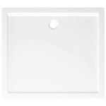 vidaXL Cădiță de duș dreptunghiulară din ABS, alb, 80x90 cm vidaXL Cădiță de duș dreptunghiulară din ABS, alb, 80x90 cm