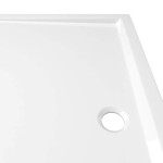 vidaXL Cădiță de duș dreptunghiulară din ABS, alb, 80x90 cm vidaXL Cădiță de duș dreptunghiulară din ABS, alb, 80x90 cm