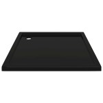 vidaXL Cădiță de duș pătrată din ABS, negru, 90x90 cm vidaXL Cădiță de duș pătrată din ABS, negru, 90x90 cm
