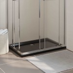vidaXL Cădiță de duș dreptunghiulară din ABS, negru, 70x100 cm vidaXL Cădiță de duș dreptunghiulară din ABS, negru, 70x100 cm