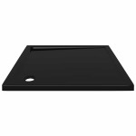 vidaXL Cădiță de duș pătrată, negru, 80x80 cm, ABS vidaXL Cădiță de duș pătrată, negru, 80x80 cm, ABS