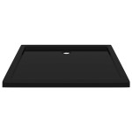 vidaXL Cădiță de duș dreptunghiulară din ABS, negru, 80x90 cm vidaXL Cădiță de duș dreptunghiulară din ABS, negru, 80x90 cm