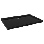 vidaXL Cădiță de duș dreptunghiulară din ABS, negru, 80 x 110 cm vidaXL Cădiță de duș dreptunghiulară din ABS, negru, 80 x 110 cm