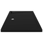 vidaXL Cădiță de duș dreptunghiulară din ABS, negru, 80 x 110 cm vidaXL Cădiță de duș dreptunghiulară din ABS, negru, 80 x 110 cm