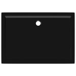 vidaXL Cădiță de duș dreptunghiulară din ABS, negru, 80 x 110 cm vidaXL Cădiță de duș dreptunghiulară din ABS, negru, 80 x 110 cm