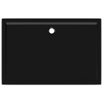 vidaXL Cădiță de duș dreptunghiulară din ABS, negru, 80x120 cm vidaXL Cădiță de duș dreptunghiulară din ABS, negru, 80x120 cm