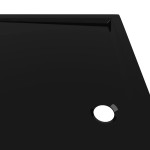 vidaXL Cădiță de duș dreptunghiulară din ABS, negru, 80x120 cm vidaXL Cădiță de duș dreptunghiulară din ABS, negru, 80x120 cm