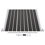 vidaXL Panou de gard, negru, 180x186 cm, WPC vidaXL Panou de gard, negru, 180x186 cm, WPC