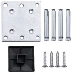 vidaXL Panou de gard, negru, 95 x (105-180) cm, WPC vidaXL Panou de gard, negru, 95 x (105-180) cm, WPC