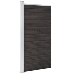 vidaXL Panou de gard, gri, 95x186 cm, WPC vidaXL Panou de gard, gri, 95x186 cm, WPC