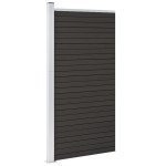vidaXL Panou de gard, gri, 95x186 cm, WPC vidaXL Panou de gard, gri, 95x186 cm, WPC